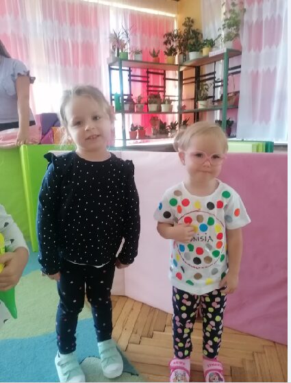 Dzieci podczas "Dnia Kropki"